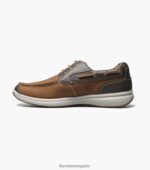 Oxford con puntera moc de los grandes lagos Florsheim hombres LPVB4P353 calzado piedra - Imagen 5