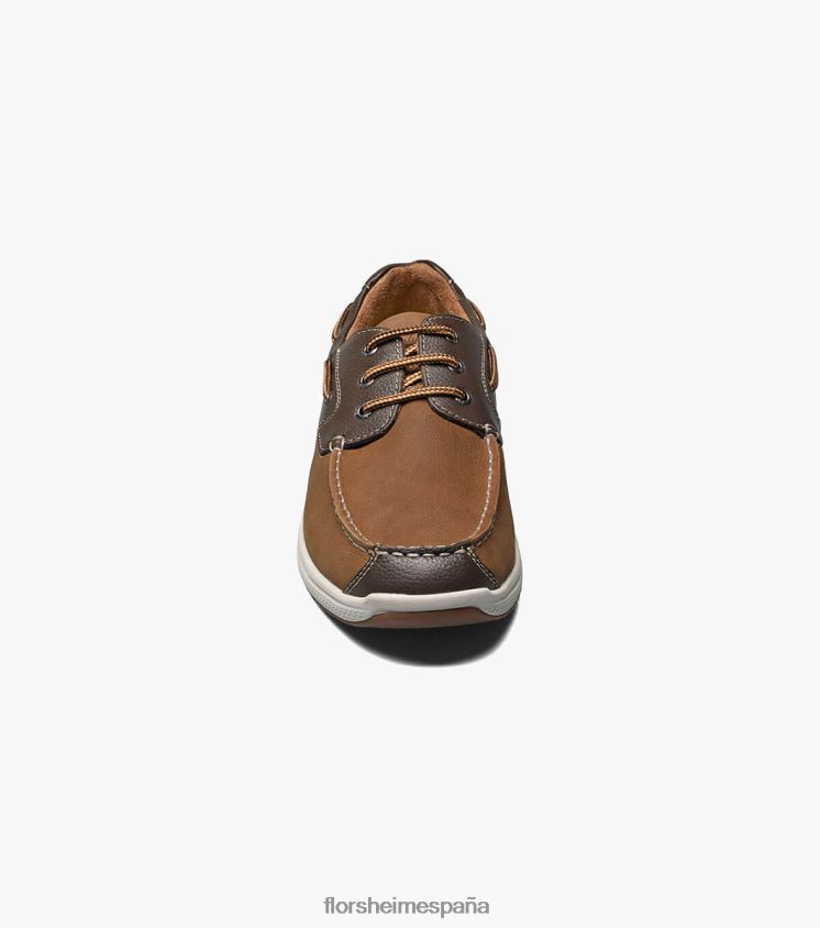 Oxford con puntera moc de los grandes lagos Florsheim hombres LPVB4P353 calzado piedra - Imagen 6