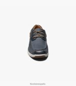 Oxford con puntera moc de los grandes lagos Florsheim hombres LPVB4P354 calzado índigo - Imagen 6