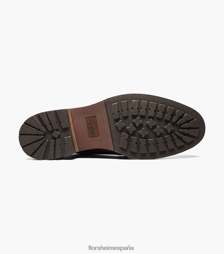 Oxford con puntera mocasín Lodge Florsheim hombres LPVB4P218 calzado marrón ch - Imagen 3