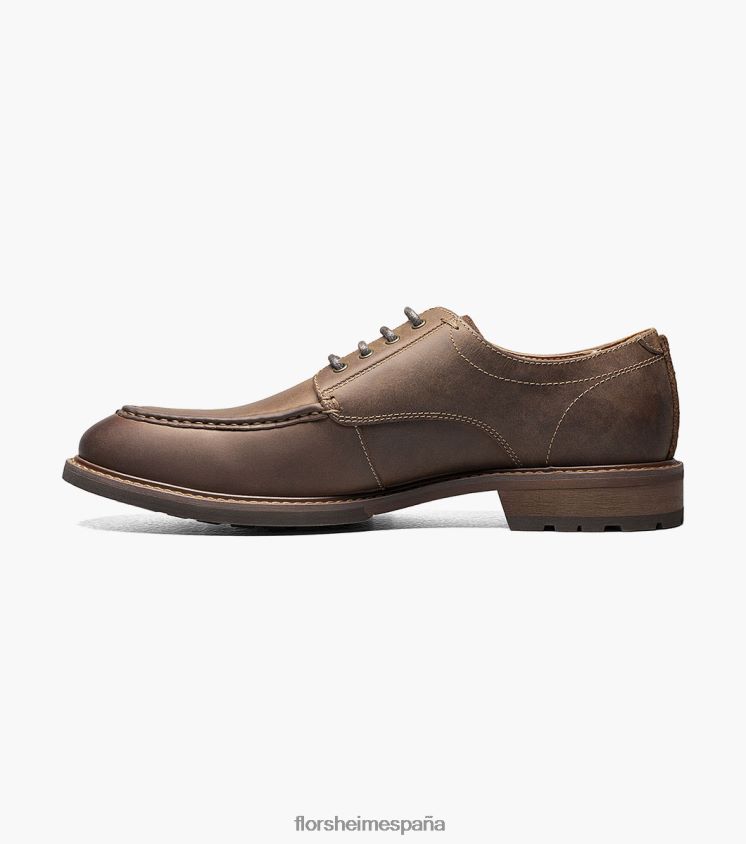 Oxford con puntera mocasín Lodge Florsheim hombres LPVB4P218 calzado marrón ch - Imagen 5