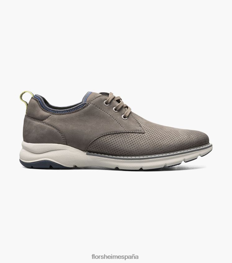 Oxford con puntera perforada Frenzi Florsheim hombres LPVB4P33 calzado gris - Imagen 2