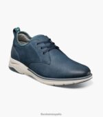 Oxford con puntera perforada Frenzi Florsheim hombres LPVB4P35 calzado nubuck azul marino