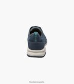 Oxford con puntera perforada Frenzi Florsheim hombres LPVB4P35 calzado nubuck azul marino - Imagen 7