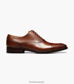 Oxford con puntera Sorrento Florsheim hombres LPVB4P142 calzado coñac - Imagen 2