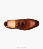 Oxford con puntera Sorrento Florsheim hombres LPVB4P142 calzado coñac - Imagen 4
