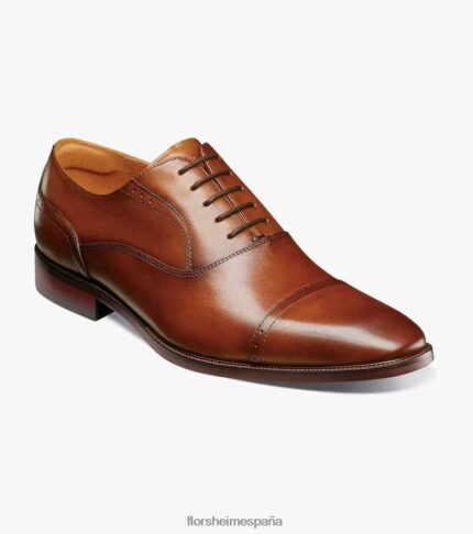 Oxford con puntera Sorrento Florsheim hombres LPVB4P142 calzado coñac