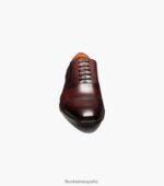 Oxford con puntera Sorrento Florsheim hombres LPVB4P143 calzado borgoña - Imagen 6