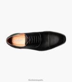 Oxford con puntera Sorrento Florsheim hombres LPVB4P144 calzado negro - Imagen 4