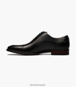 Oxford con puntera Sorrento Florsheim hombres LPVB4P144 calzado negro - Imagen 5