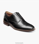 oxford de punta de ala de rucci Florsheim hombres LPVB4P52 calzado negro