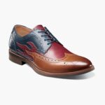 oxford de punta de ala picante de la zona residencial Florsheim hombres LPVB4P110 calzado multi coñac