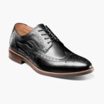 oxford de punta de ala picante de la zona residencial Florsheim hombres LPVB4P111 calzado negro