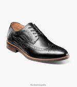oxford de punta de ala picante de la zona residencial Florsheim hombres LPVB4P111 calzado negro