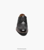oxford de punta de ala picante de la zona residencial Florsheim hombres LPVB4P111 calzado negro - Imagen 6