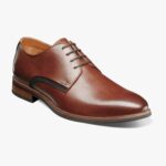 oxford de punta plana de la zona alta Florsheim hombres LPVB4P239 calzado coñac