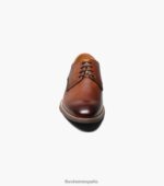 oxford de punta plana de la zona alta Florsheim hombres LPVB4P239 calzado coñac - Imagen 7