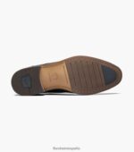 oxford de punta plana flexible Florsheim hombres LPVB4P175 calzado negro - Imagen 3