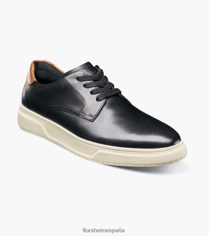 Oxford de trabajo de primera calidad con punta de acero y punta plana Florsheim hombres LPVB4P401 calzado negro