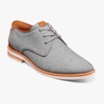 oxford highland de lona con puntera lisa Florsheim hombres LPVB4P319 calzado gris