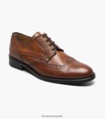 oxford perforado con punta de ala russell Florsheim hombres LPVB4P214 calzado broncearse