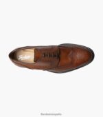oxford perforado con punta de ala russell Florsheim hombres LPVB4P214 calzado broncearse - Imagen 4