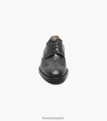 oxford perforado con punta de ala russell Florsheim hombres LPVB4P215 calzado negro - Imagen 6