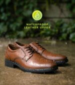 oxford resistente al agua con puntera lisa Florsheim hombres LPVB4P192 calzado coñac - Imagen 2
