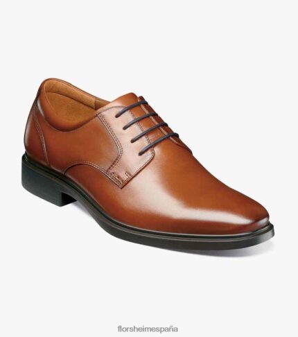 oxford resistente al agua con puntera lisa Florsheim hombres LPVB4P192 calzado coñac
