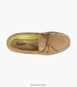 pantuflas cómodas con puntera mocasín Florsheim hombres LPVB4P384 calzado arena - Imagen 4