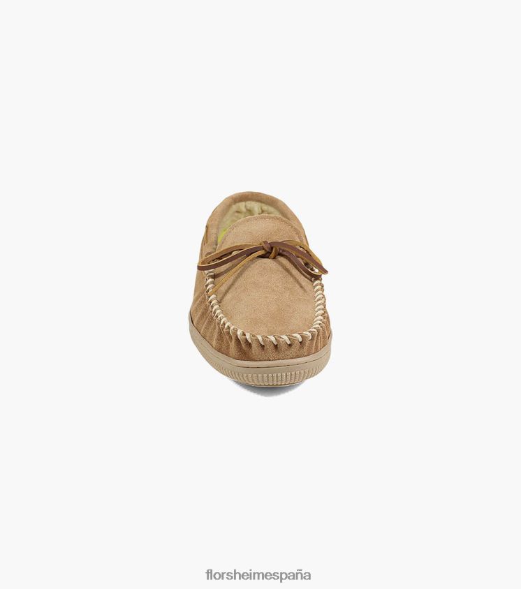pantuflas cómodas con puntera mocasín Florsheim hombres LPVB4P384 calzado arena - Imagen 6