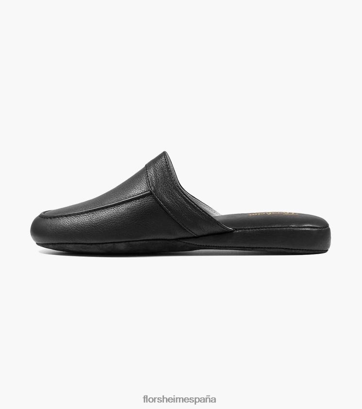 pantuflas con punta de mocasín Florsheim hombres LPVB4P387 calzado negro - Imagen 5