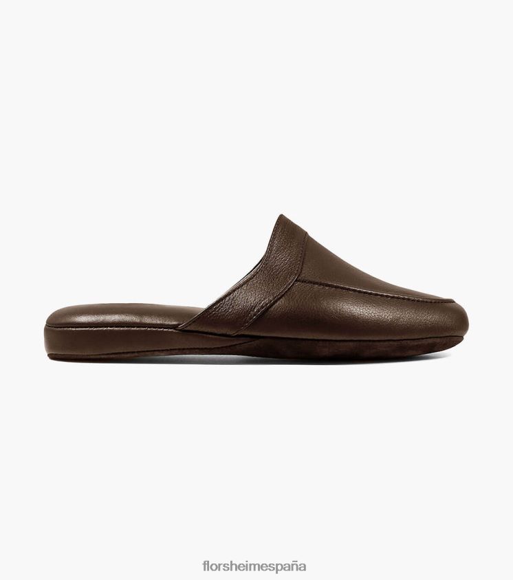 pantuflas con punta de mocasín Florsheim hombres LPVB4P388 calzado marrón - Imagen 2