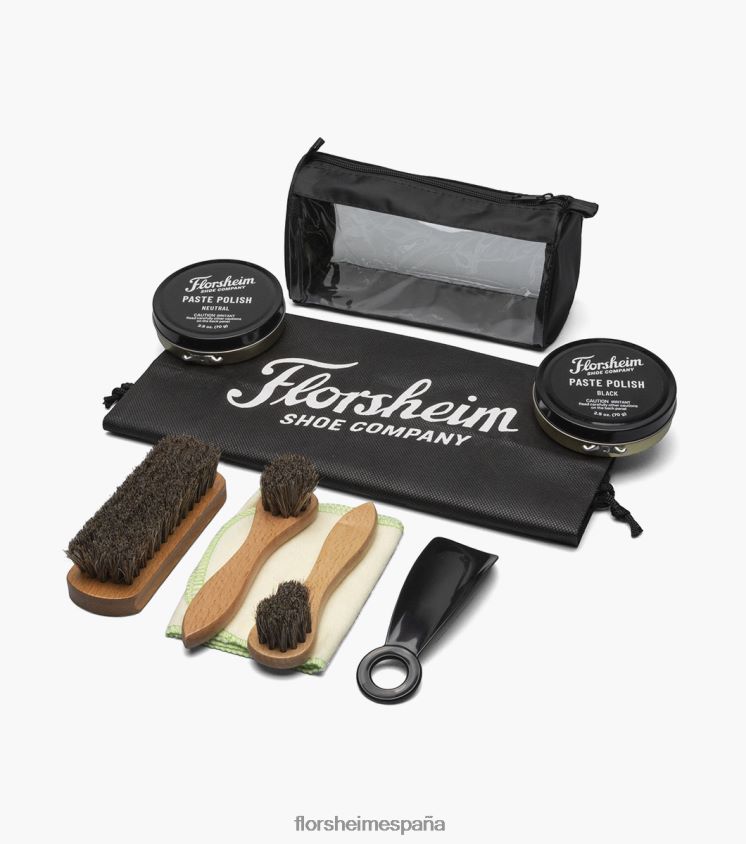paquete_de_viaje_de_lujo_kit_pro_brillo_florsheim_unisexo_lpvb4p631_accesorios_varios.jpg paquete de viaje de lujo kit pro brillo Florsheim unisexo LPVB4P631 accesorios varios - Imagen 1