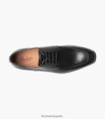 postino 1 moc toe oxford Florsheim hombres LPVB4P112 calzado negro liso - Imagen 4