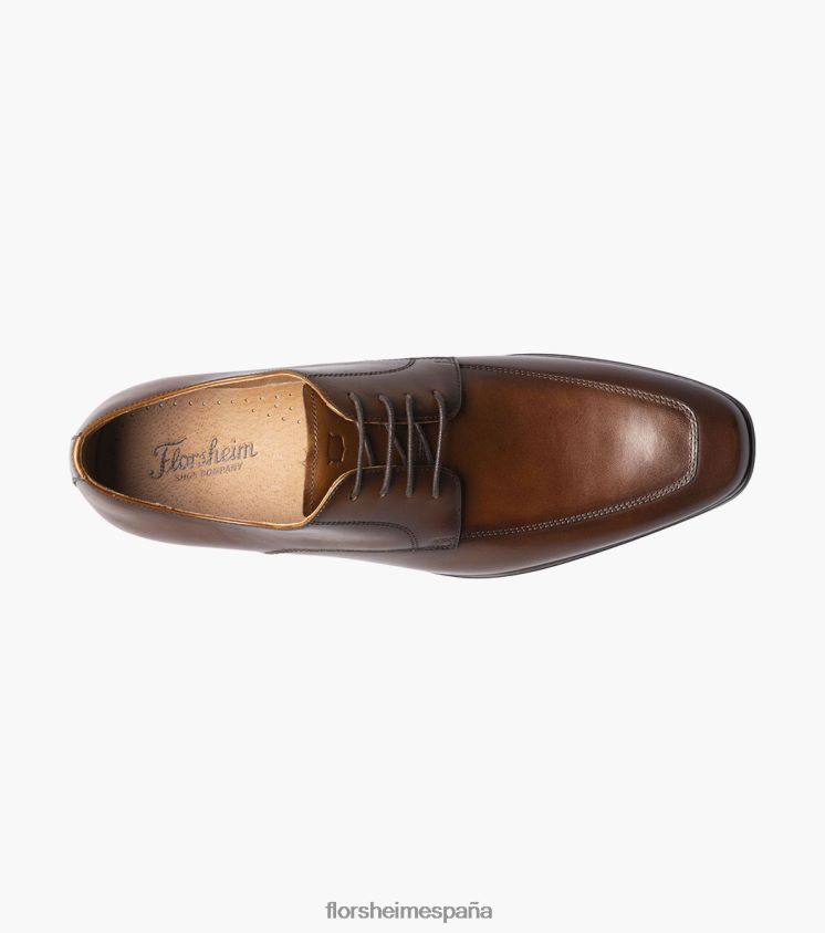 postino 1 moc toe oxford Florsheim hombres LPVB4P113 calzado coñac - Imagen 4