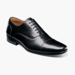 postino 1 puntera balmoral oxford Florsheim hombres LPVB4P114 calzado negro liso