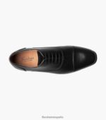 postino 1 puntera balmoral oxford Florsheim hombres LPVB4P114 calzado negro liso - Imagen 4