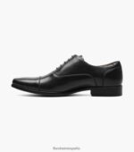 postino 1 puntera balmoral oxford Florsheim hombres LPVB4P114 calzado negro liso - Imagen 5