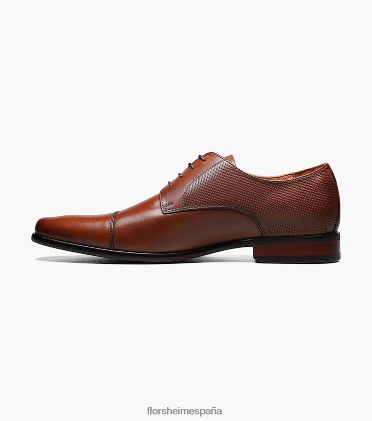 postino 1 puntera oxford Florsheim hombres LPVB4P119 calzado coñac - Imagen 5