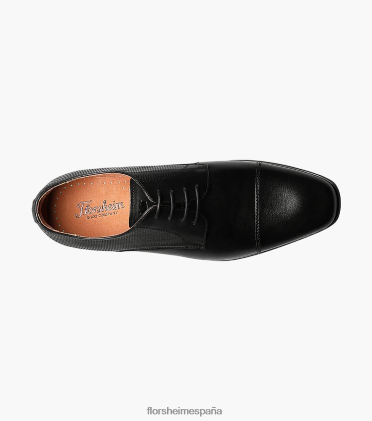 postino 1 puntera oxford Florsheim hombres LPVB4P120 calzado negro - Imagen 4
