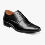 postino 1 puntera oxford Florsheim hombres LPVB4P121 calzado negro liso