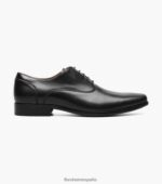 postino 2 puntera lisa balmoral oxford Florsheim hombres LPVB4P126 calzado negro liso - Imagen 2