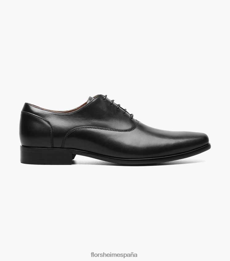 postino 2 puntera lisa balmoral oxford Florsheim hombres LPVB4P126 calzado negro liso - Imagen 2