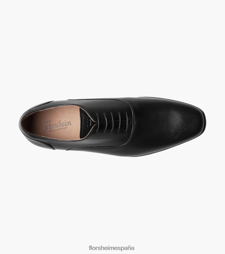 postino 2 puntera lisa balmoral oxford Florsheim hombres LPVB4P126 calzado negro liso - Imagen 4