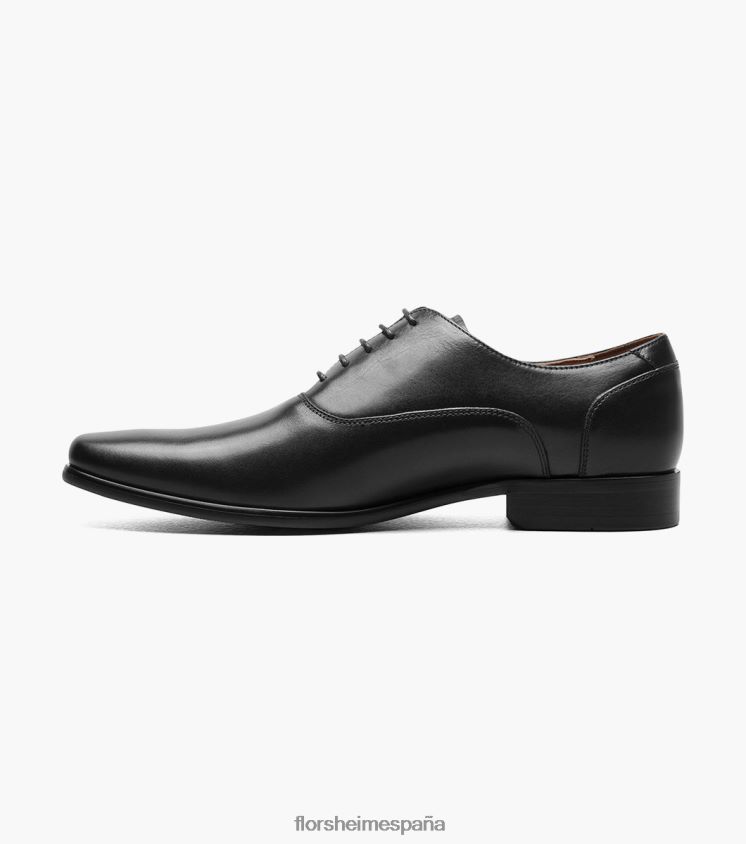 postino 2 puntera lisa balmoral oxford Florsheim hombres LPVB4P126 calzado negro liso - Imagen 5
