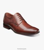 postino 2 puntera lisa oxford Florsheim hombres LPVB4P127 calzado coñac