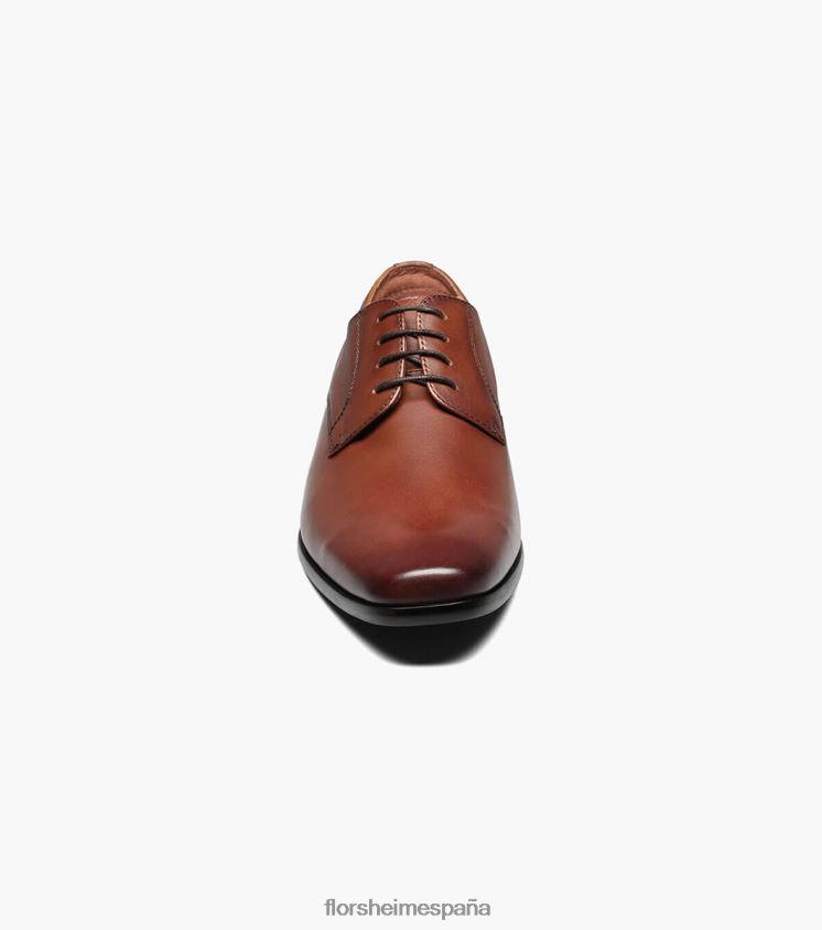 postino 2 puntera lisa oxford Florsheim hombres LPVB4P127 calzado coñac - Imagen 6