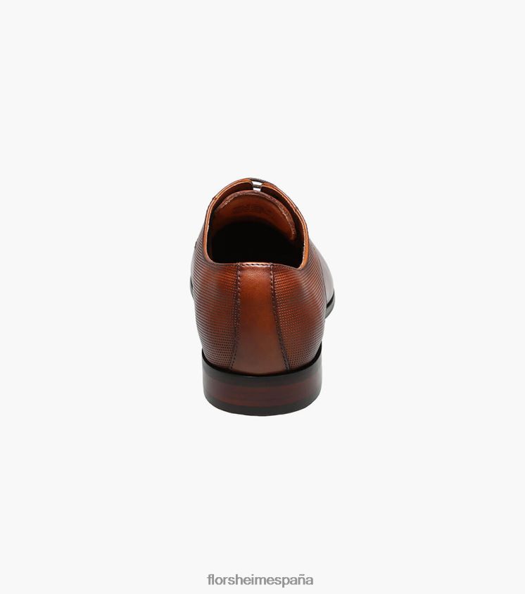 postino 2 puntera lisa oxford Florsheim hombres LPVB4P127 calzado coñac - Imagen 7