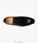 postino 2 puntera lisa oxford Florsheim hombres LPVB4P129 calzado negro liso - Imagen 4